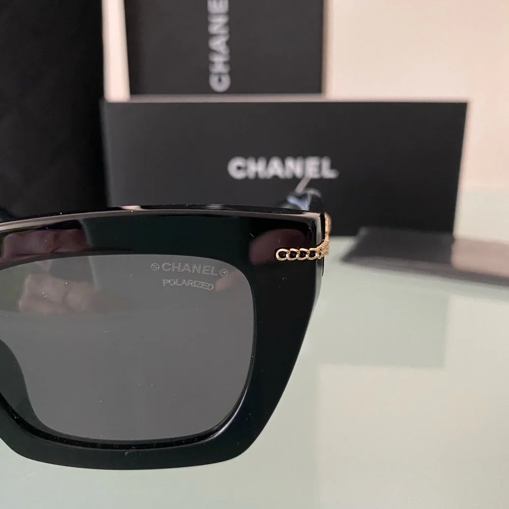 NIB CHANEL dress SQUARE SUNGLASSES/glasses/frame Ref.5509A C622/T  ITALY;Current - Picture 4 of 11